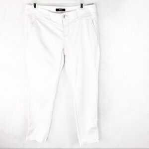 [Express] Classic White Moto Pants